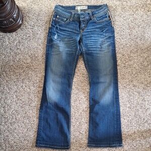 BKE Women's Boot Cut Jeans in Blue